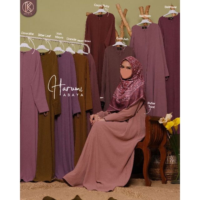 Harumi Abaya by Kaisya (size XXS-L)