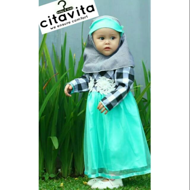 Gamis Anak Lucu - Gamis Balita - Baju Muslim Anak - Gamis Anak Lebaran