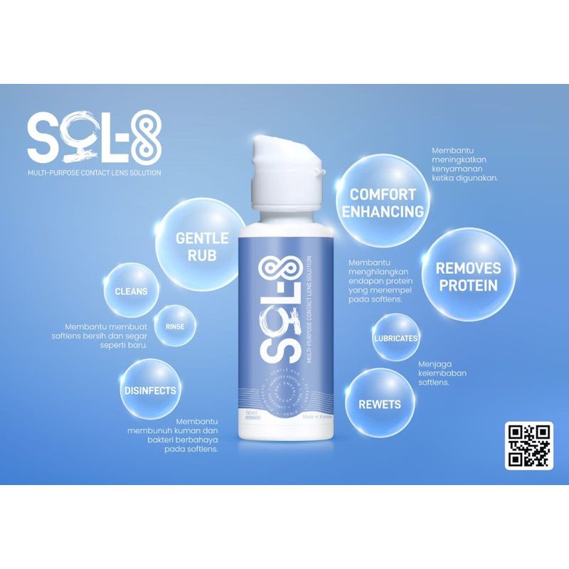 (BISA COD) CAIRAN SOFTLENS SOL-8 60ML / AIR SOFTLENS SOL 8 60 ML