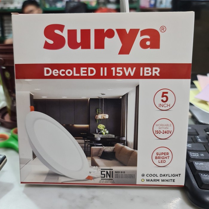 Led Panel Surya IBR 15W / Downlight LED surya ibr 15watt