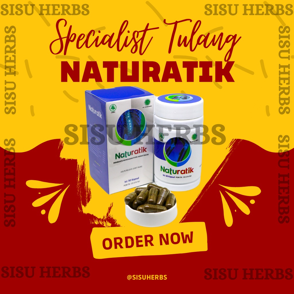 NATURATIK Obat Asam Urat, Nyeri Sendi, Rematik, Kolesterol, Pegal Linu, Persendian dan Encok Original Asli Naturafit Obat Herbal  Kesemutan Sakit Pinggang Kaki Tangan Radang Sendi Arthritis Mengurangi Rasa Nyeri Linu Tulang Mengatasi Pengapuran Sendi