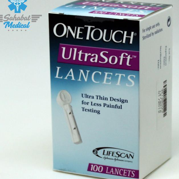 Best Seller OneTouch Ultra Soft Lancets / Jarum Cek Darah One Touch Ultra Termurah