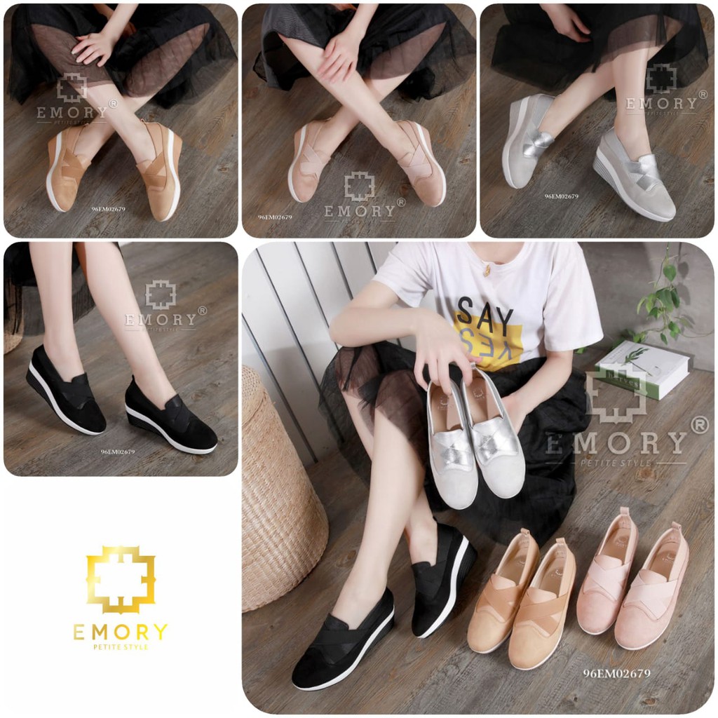 Sepatu Emory Ardanna 96emo2679 original brand / sepatu wedges wanita model terbaru import batam
