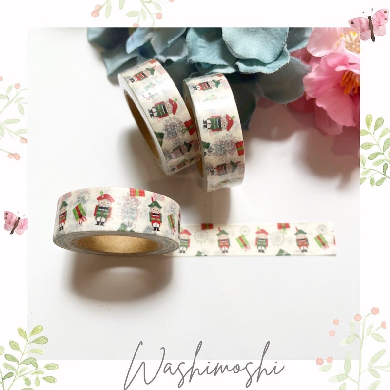 

Washimoshi Masking Washi Tape Elf Christmas / Washitape natal