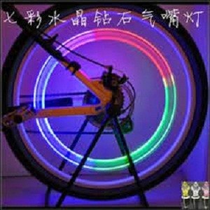 Bike Car Tutup Pentil LED Ban Motor Mobil Sepeda 7 Warna Warni Magic Tire Tyre Neon Light Lamp