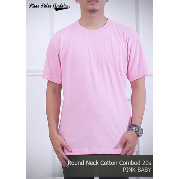 KAOS POLOS COTTON COMBED 20S LENGAN PENDEK  SERI WARNA 4