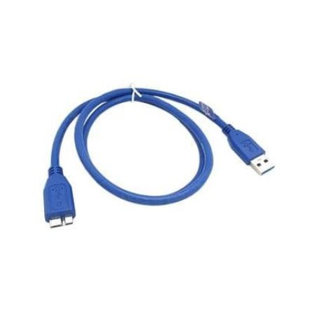 Usb-A 3.0 to Micro-b cable nyk 60cm 5Gbps data for ssd enclosure - Kabel data hdd external usb3.0 0.6m