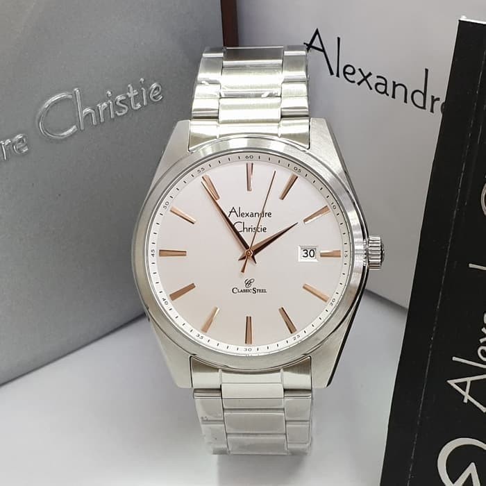 ORIGINAL Jam Tangan Pria Alexandre Christie AC 8617 / AC8617 Garansi 1 Tahun