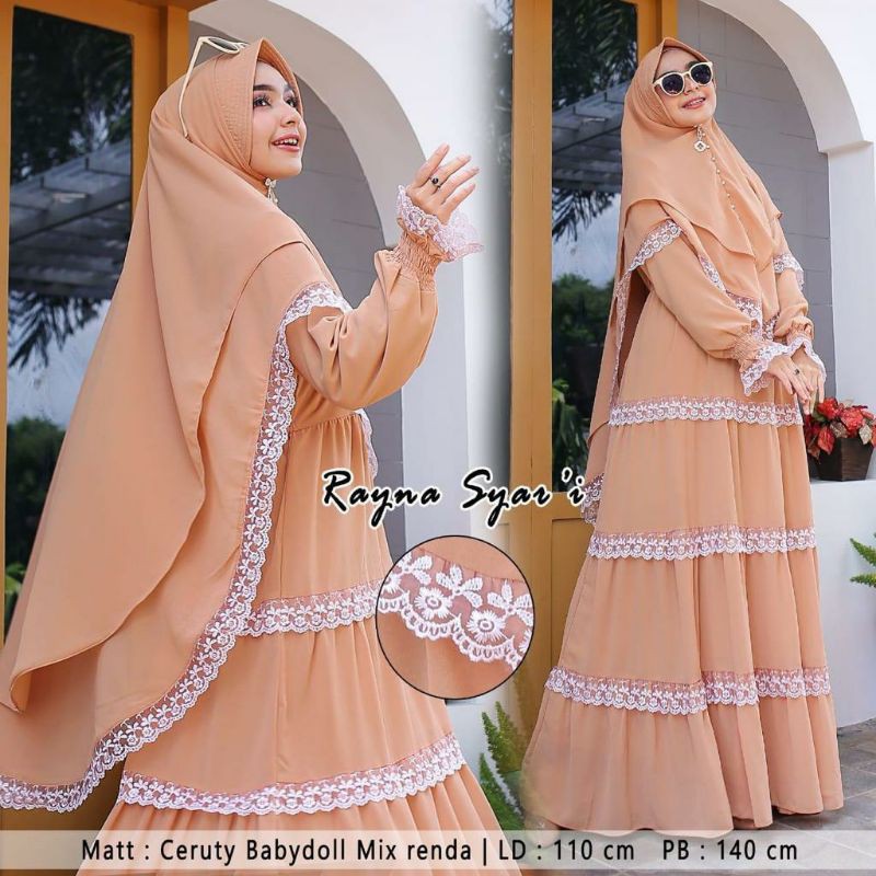 RAYNA SYARI SET KHIMAR ORI