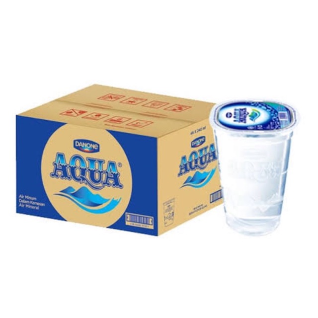 

Aqua Cup 220ml 1ktk(48) Air Mineral (Grab)Medan