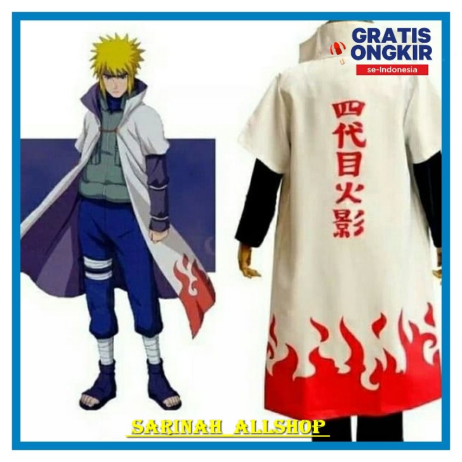 Jaket Hoodie Anak Laki - Laki Cowok Usia Umur 3 4 5 6 7 8 Tahun V6X7 Dinoshop Jaket Jubah Anime Naru