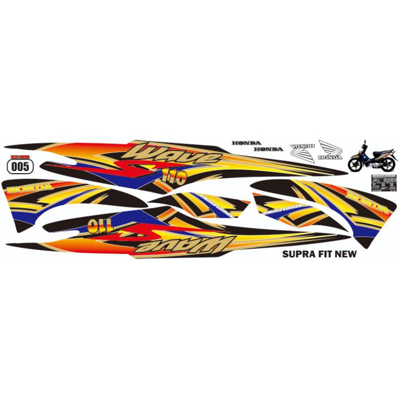 striping variasi supra fit new / supra fit new striping / variasi supra fit / is