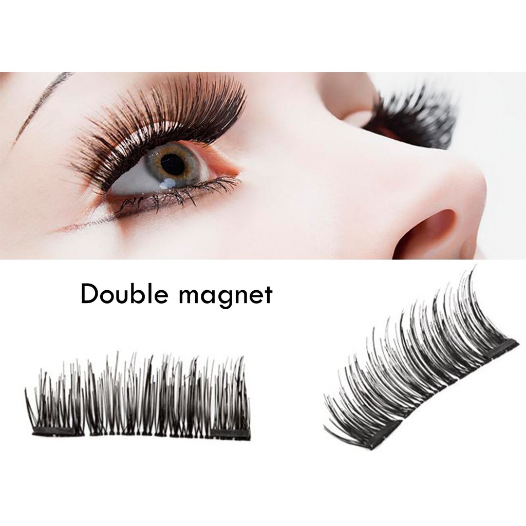 Mysterygirl - Bulu Mata Magnet Palsu Natural Double Magnetic Eyelashes / Bulmat Magnet / Bulu Mata Premium Magnetik