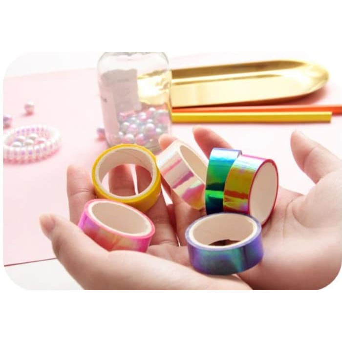 Japanese Washi Tape - Laser Glitter Series