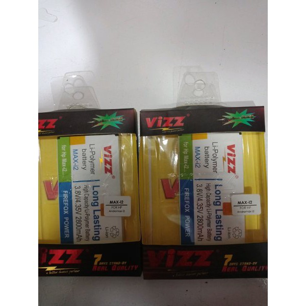 Battery Baterai Vizz Andromax i2 Original Double Power