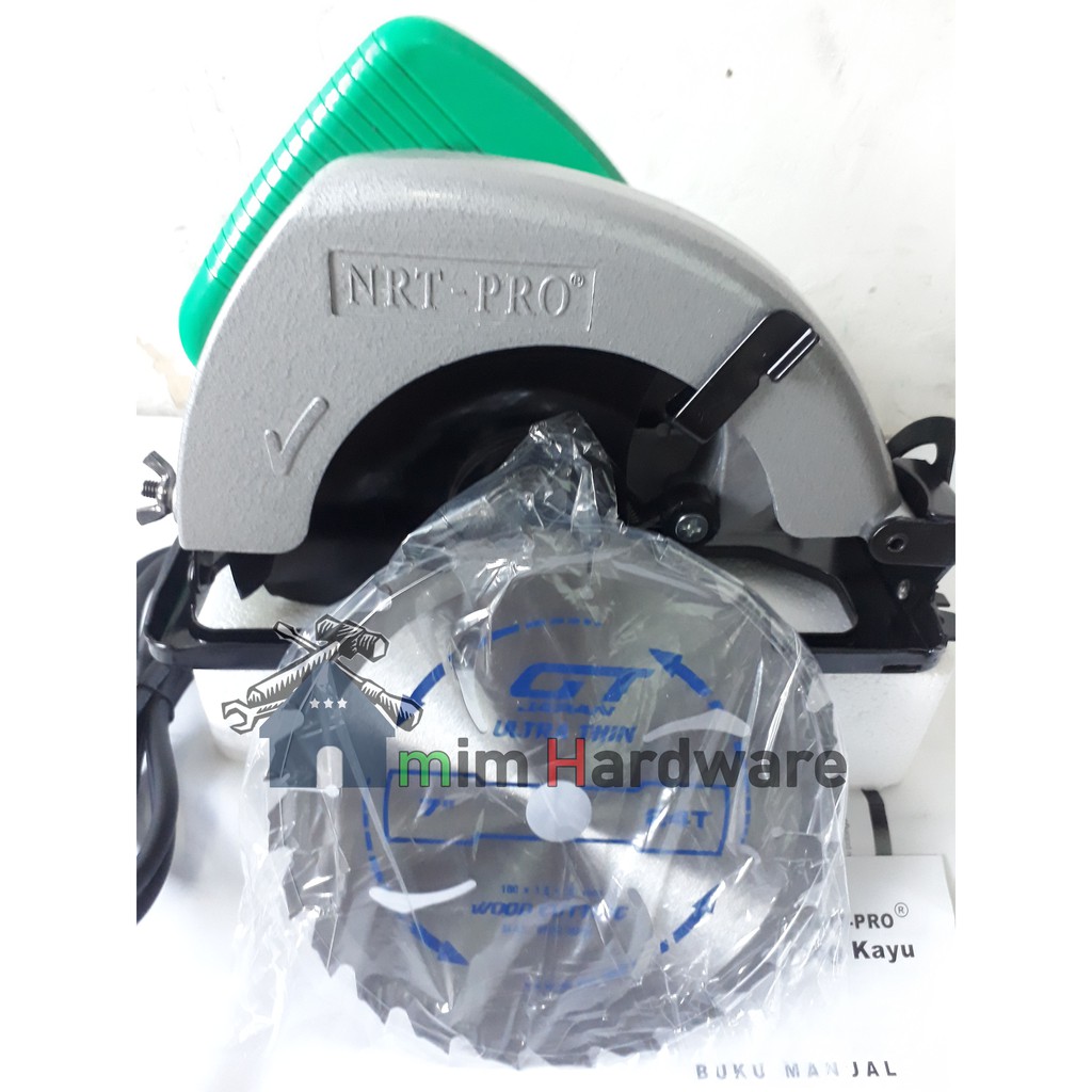 Mesin gergaji kayu Circular saw 7" (800 watt) NRT - PRO 2600 HD