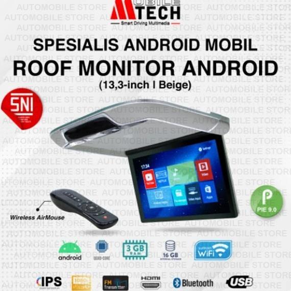 Mtech Roof Monitor Plafon Android 13 inch Universal .