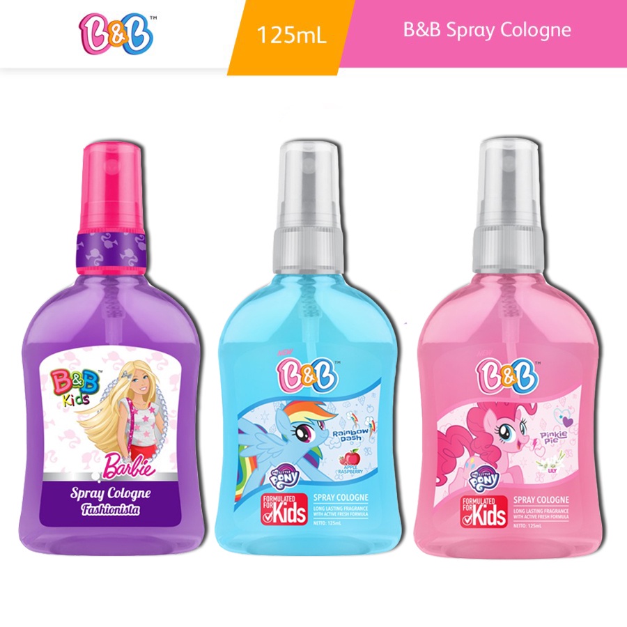 ⭐BAGUS⭐ B&amp;B Kids Spray Cologne 125ml 60ml  | Parfum Anak Buah Fruity Splash