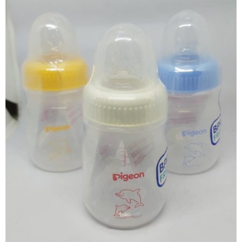 Botol Susu Pigeon 50ml Silicone Nipple 1pcs Botol Susu Bayi