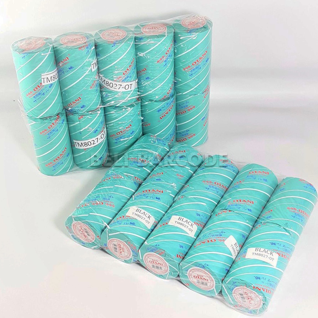 Otani Kertas Kasir 57x47 mm Struk Kasir Warna Hitam Tanpa Core