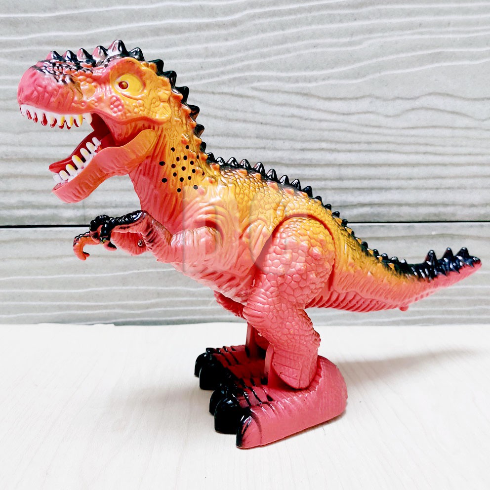 Dinosaur T-Rex Mainan Robot Dino Tiranosaurus Dinosaurus Suara Jalan Mata Nyala