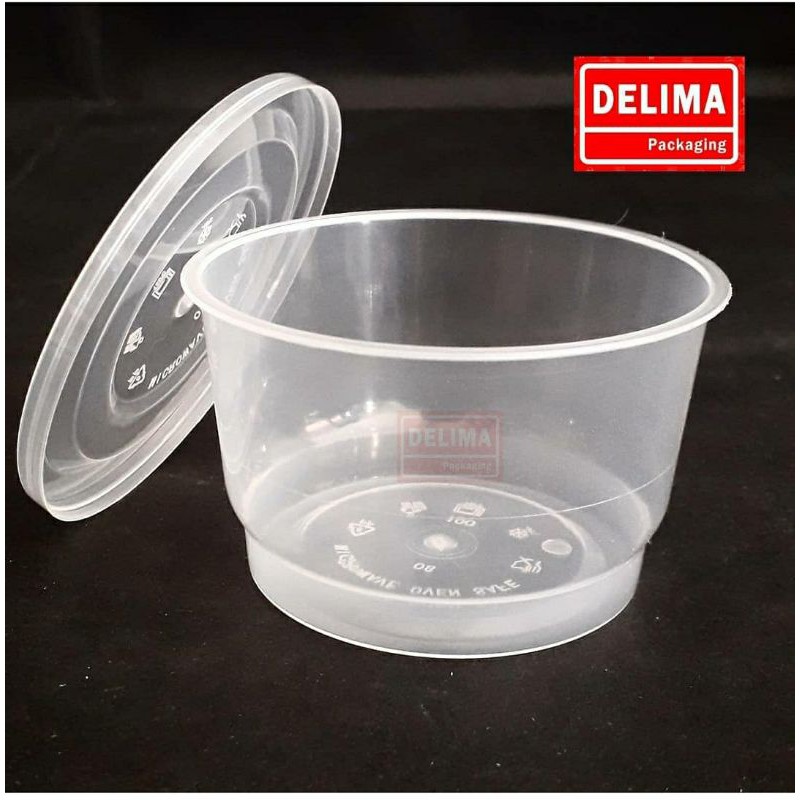 25 pcs CUP MERPATI 100ML/CUP PUDING 100ML/CUP AGAR TEBAL
