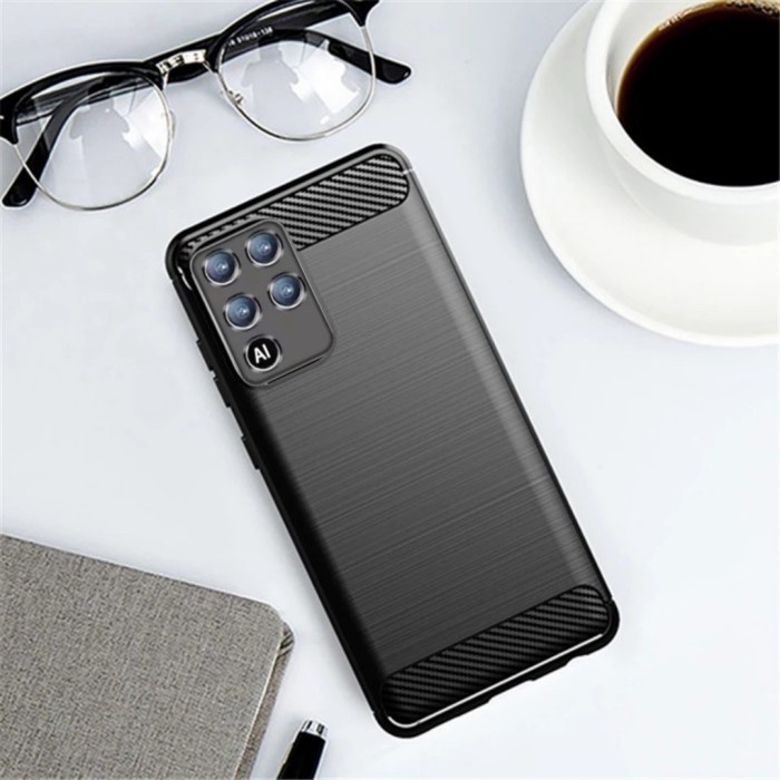 CASE SLIM FIT CARBON IPAKY OPPO RENO 5F SOFTCASE - FA