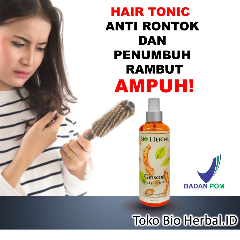 Hair Tonic Obat Rambut Rontok Hair Tonik Rambut Rontok Hair Tonic Ginseng Penyubur Rambut Rontok B2R