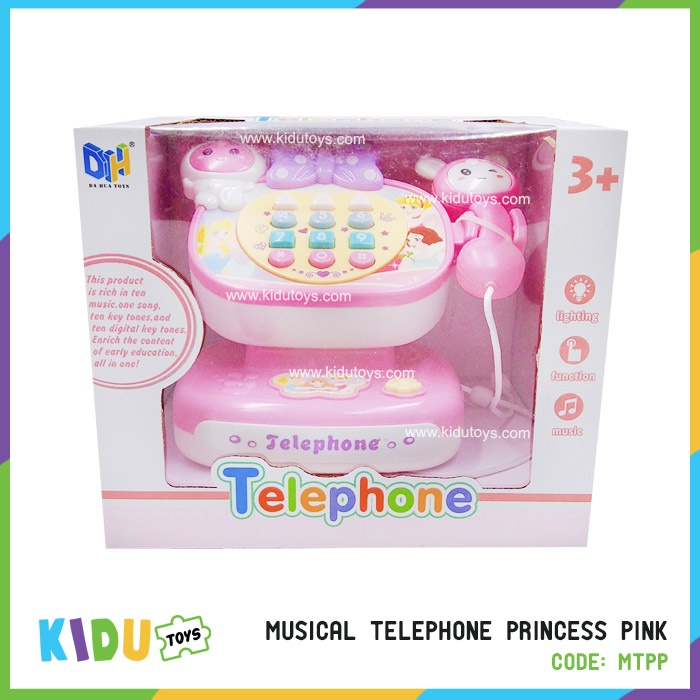 Mainan Anak Telepon Musical Telephone Princess Kidu Toys