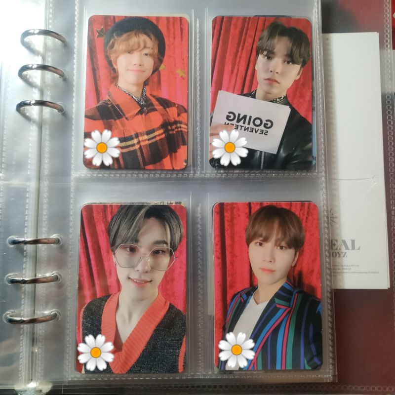 seventeen going magazine photocard black jeonghan jun sengkwan vernon dino the8 woozi