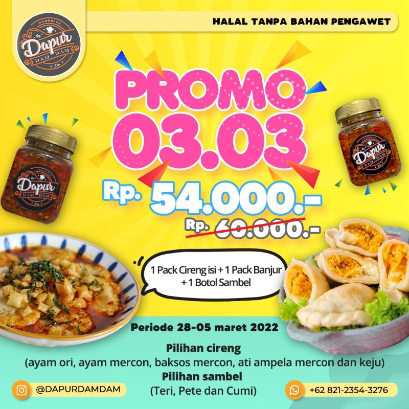 

Promo Cireng 6.6 by Dapur Damdam