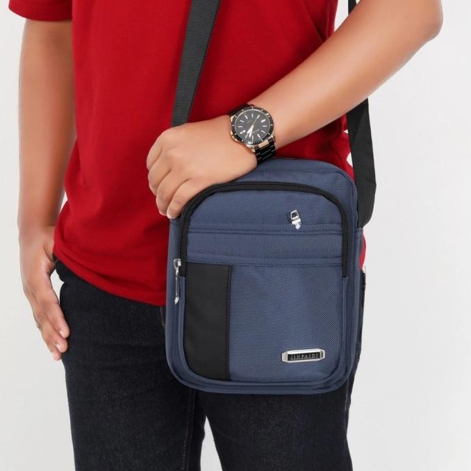 Tas Selempang Pria Wanita Kanvas Original Jinpaidi 6736 Tsp76817