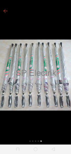 Bisa Cod Payung Jumbo Atau Payung Golf Silver 2x 8 Jari (16 Jari)