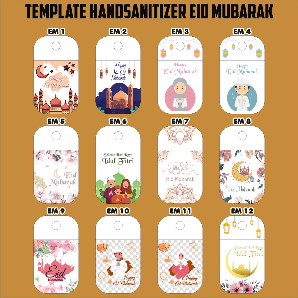 Idul Fitri/ Lebaran / Ramadhan Souvenir Hand Sanitizer spray Custom 45ml
