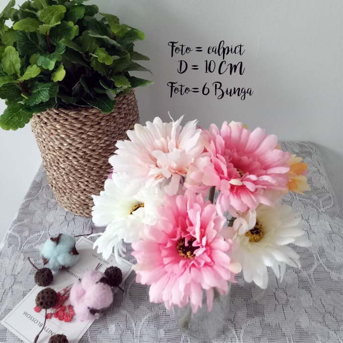 Bunga plastik garbera/bunga artificial-1