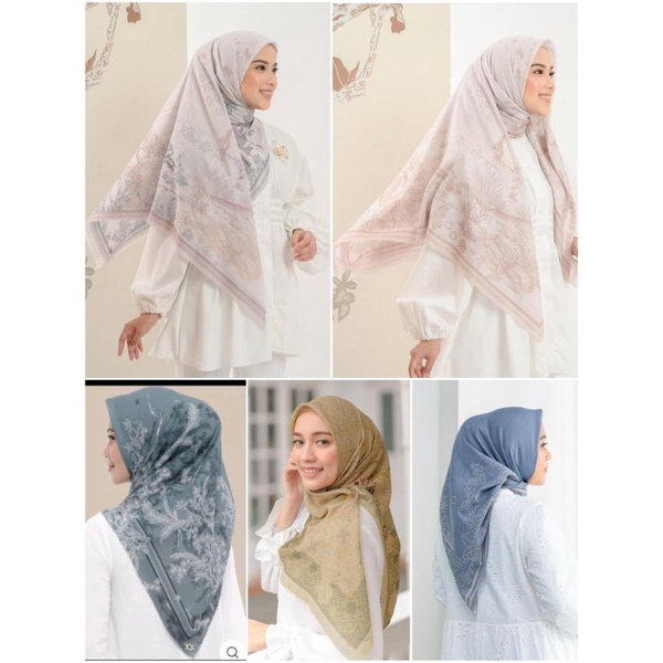 Hijab Segi Empat Voal Motif Denay Premium (Motif Part 2)