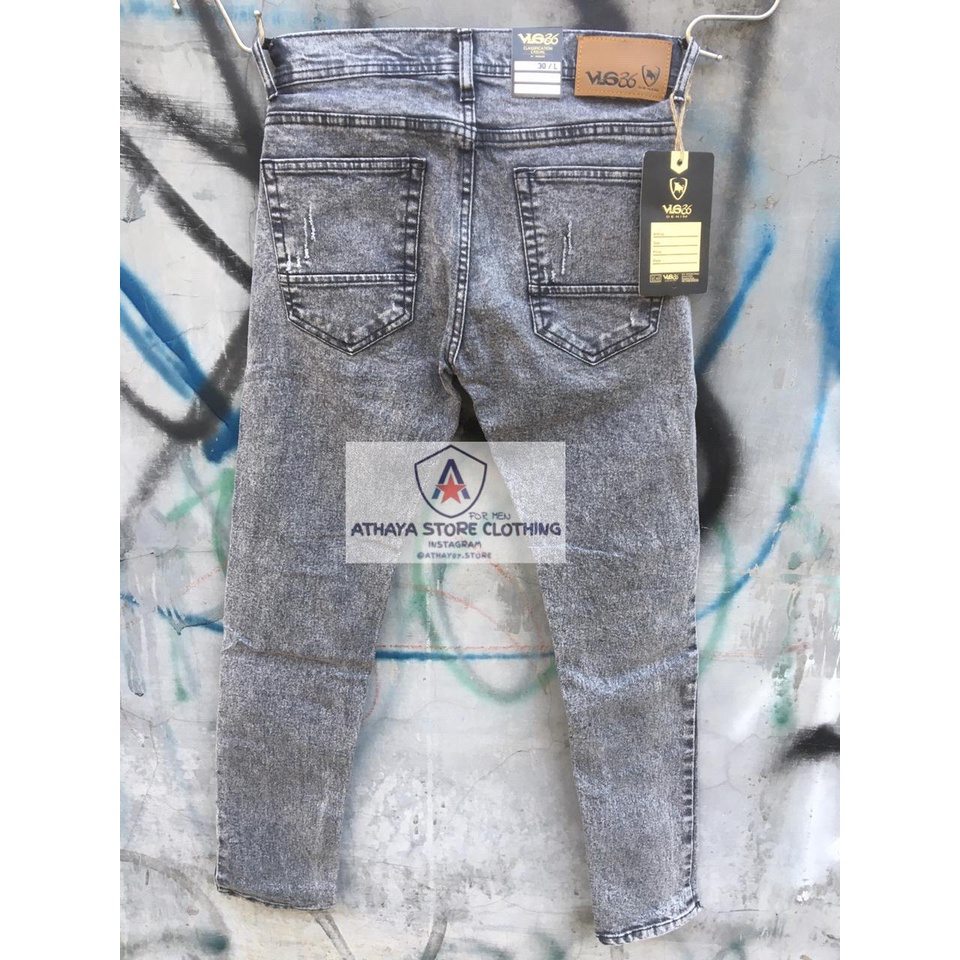 Celana panjang skiny sobek”/celana panjang jeans streetch