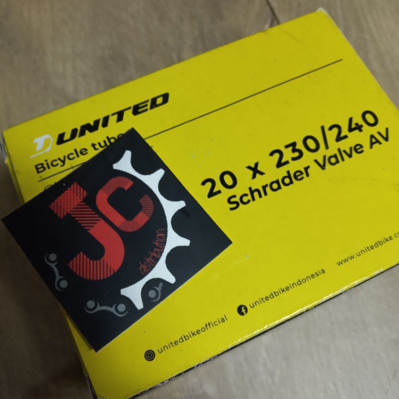 United 20 x 2.30/2.40 - Ban Dalam United - Ban Dalam Bmx 2.30/2.40 - Inner Tube United 20 x 230/240