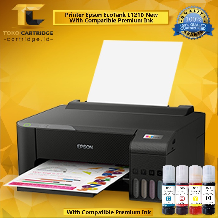 Printer Epson EcoTank L1210 L 1210 New, Pengganti Epson L1110 Warna Original Resmi