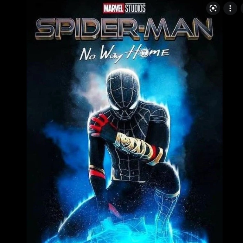 Voucher Shop SpiderMan Costumes &lt;No Way Home&gt; gaya yang sama seperti film Spider-Man jas hitam permainan kostum anak lompat