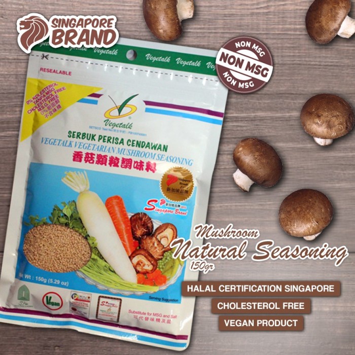 

NEW VEGETALK MUSHROOM SEASONING 150 GRAM ( KALDU JAMUR )