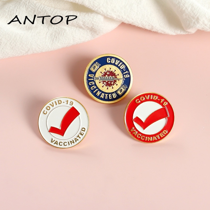 Pop-Enamel Pin Lapel Lencana Bros Aksesoris Fashion ANTOP