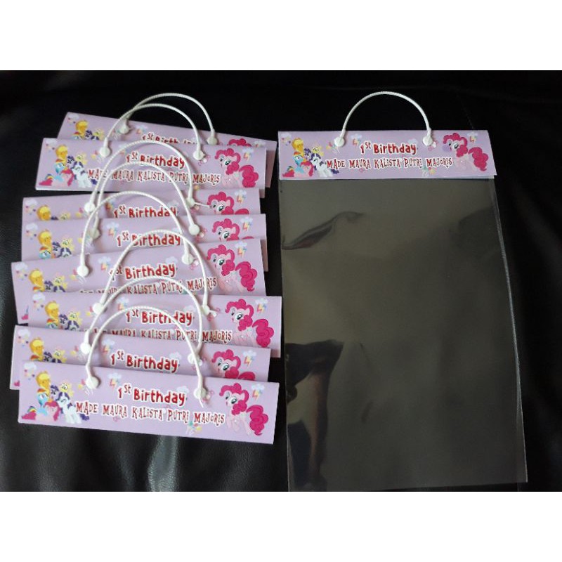 

tentengan snack / tas ultah / snack bag / bingkisan ultah