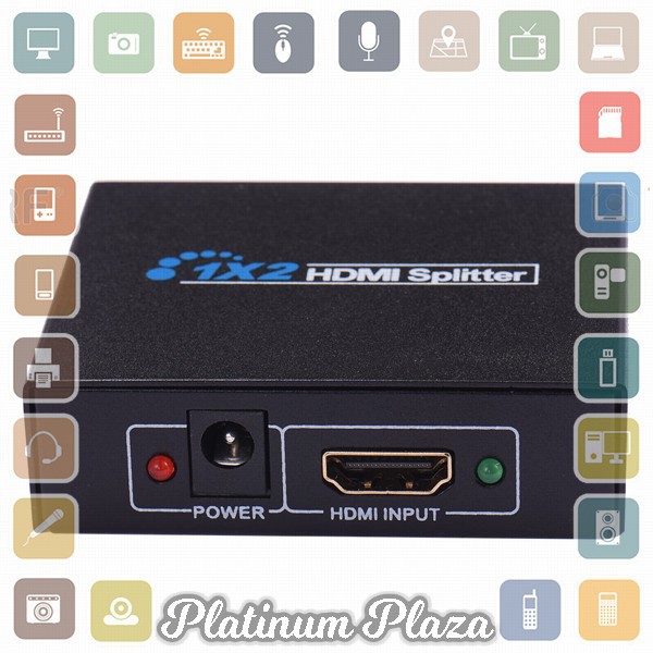 HDMI Splitter 1x2 v1.4D ViewHD - PC-47 - Black`HPEG3B-