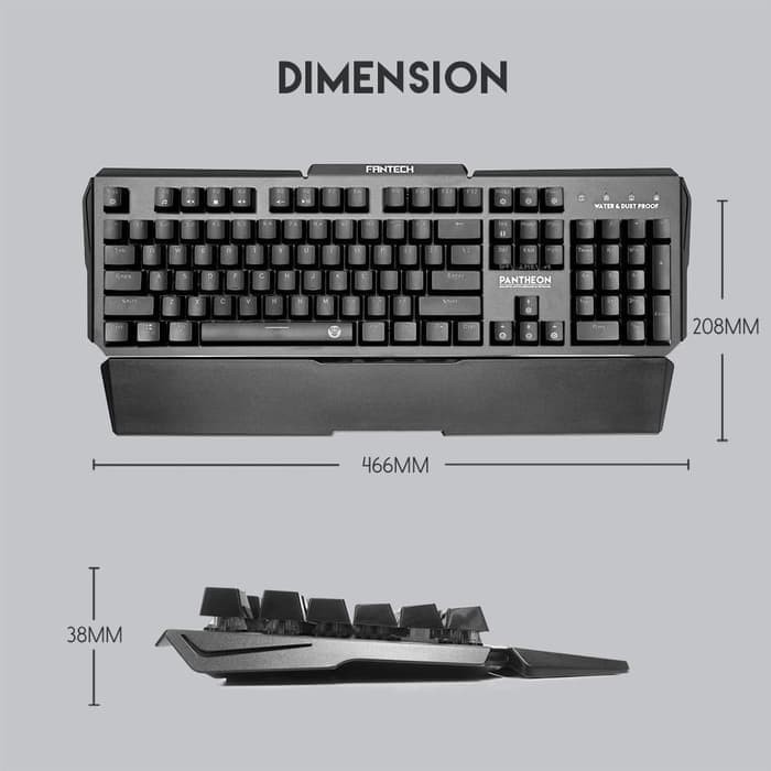 FANTECH MECHANICAL KEYBOARD PANTHEON SERIES MK882