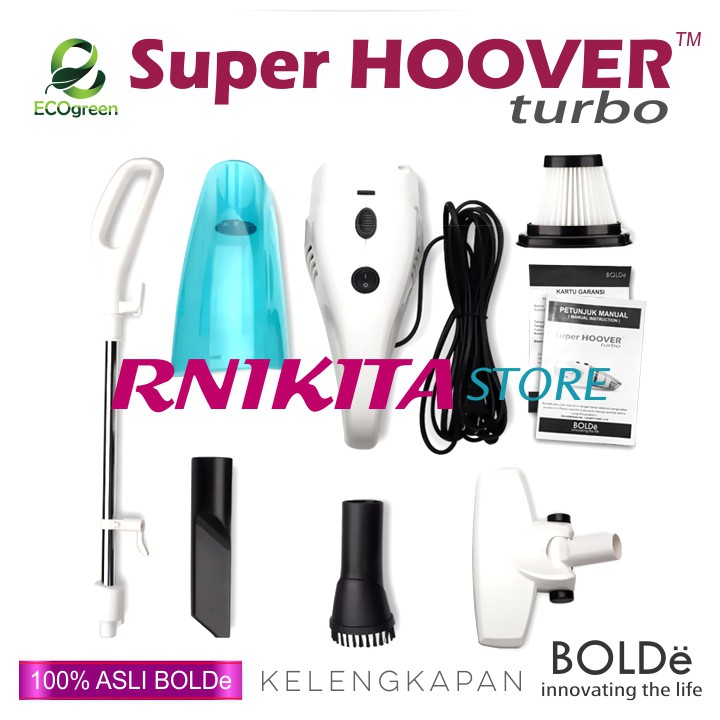 BOLDe SUPER HOOVER TURBO - Cyclone Vacuum Cleaner 2 in 1 Model Jinjing Standing