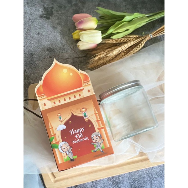 5pcs KOTAK TENTENG BOX IDUL FITRI TOPLES JAR BOX LEBARAN HAPPY EID 06 KOTAK IDUL FITRI