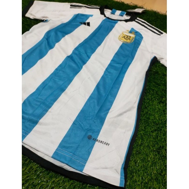 Jersey Argentina Home 2022 Grade Ori Import Baju Sepak Bola Pria