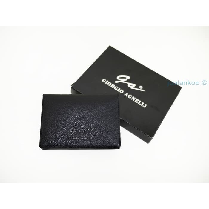 DOMPET KARTU / CARD HOLDER KULIT ASLI GIORGIO AGNELLI 676 BLACK