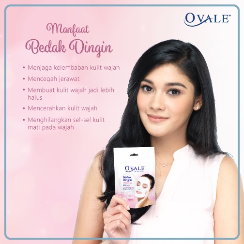 OVALE BEDAK DINGIN WHITENING FACIAL MASK 30 BUTIR(0.5 gr) (GROSIR)